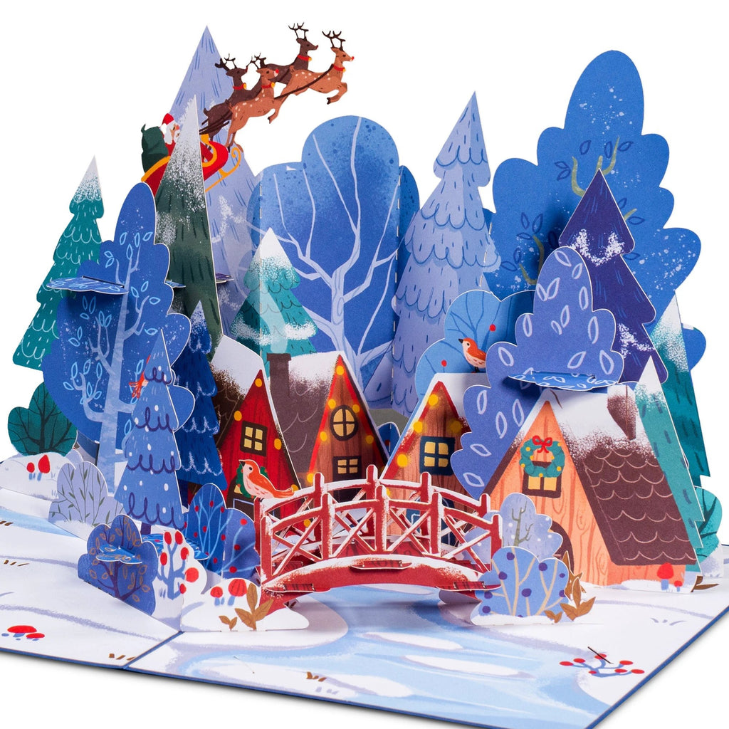 Magical Town Christmas Pop Up Card by Paper Love