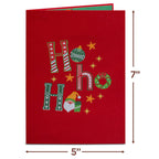 Ho Ho Ho Christmas Popup Card by Paper Love