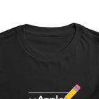 Apple Pencil Toddler Tee Shirt by Printify