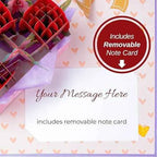 Box of Roses Pop Up Card - 5" x 7" by Paper Love