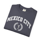 Mexico City Vintage Tee — Laurel Crest with Monumento a la Independencia Graphic T-Shirt