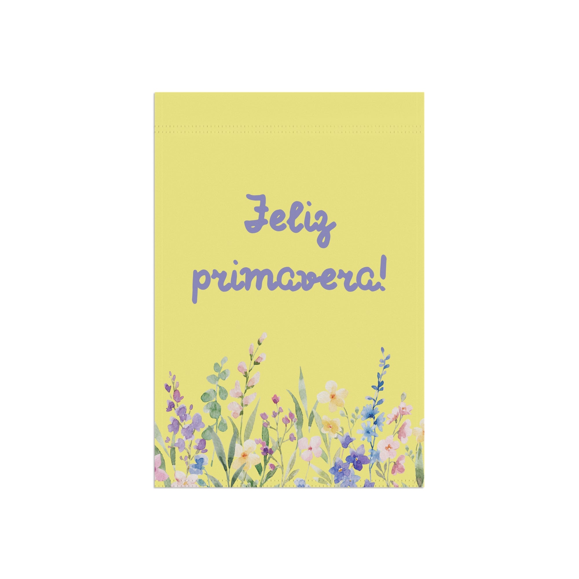 Feliz primavera floral Spring Garden Banner