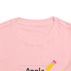 Apple Pencil Toddler Tee Shirt by Printify