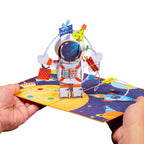Happy Birthday Astronaut Pop Up Card by Paper Love