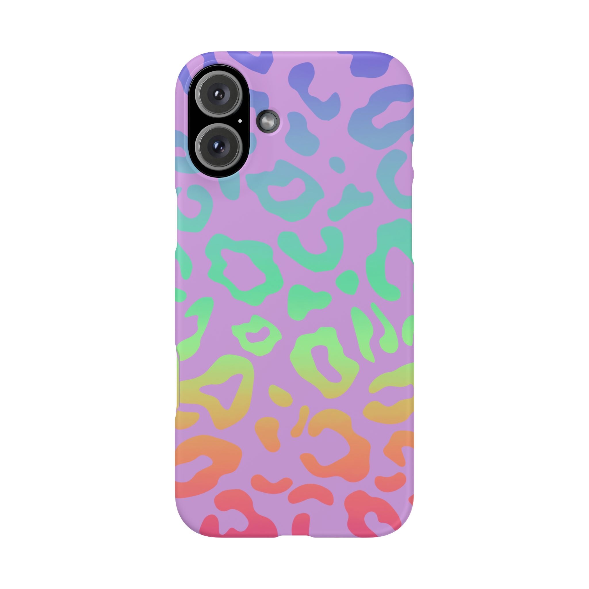Bespattered Facade Rainbow Leopard Snap Case