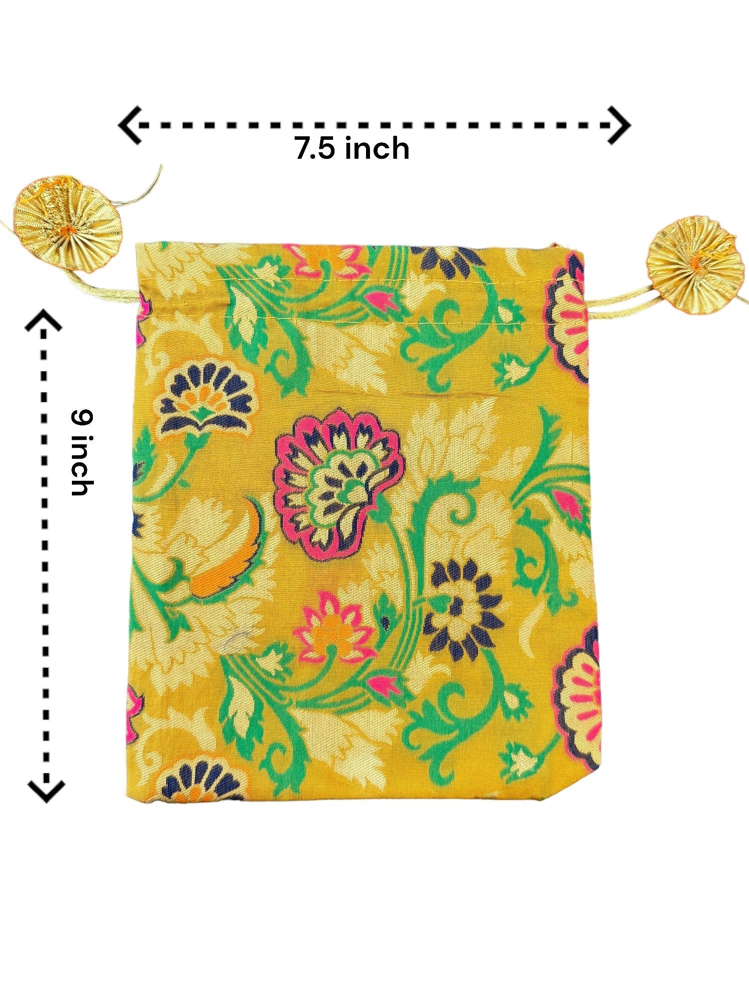 Banarasi Silk Potli, Set of 5