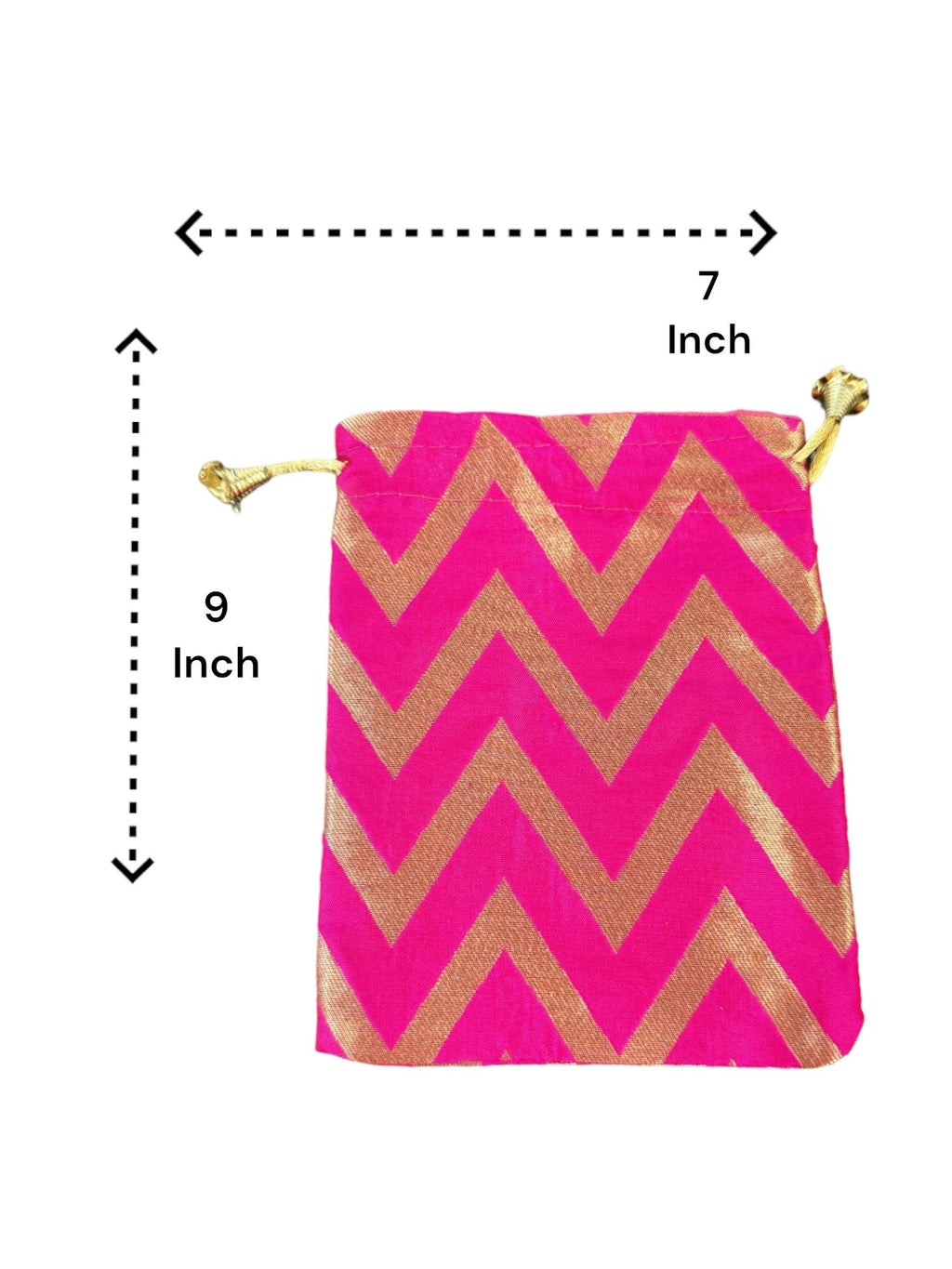 Big Silk Potli, Set of 5