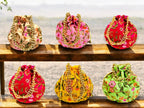 Embroidered Silk Potli Bag
