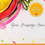Tropical Birthday Cake Pop Up Card with Keepsake by Paper Love