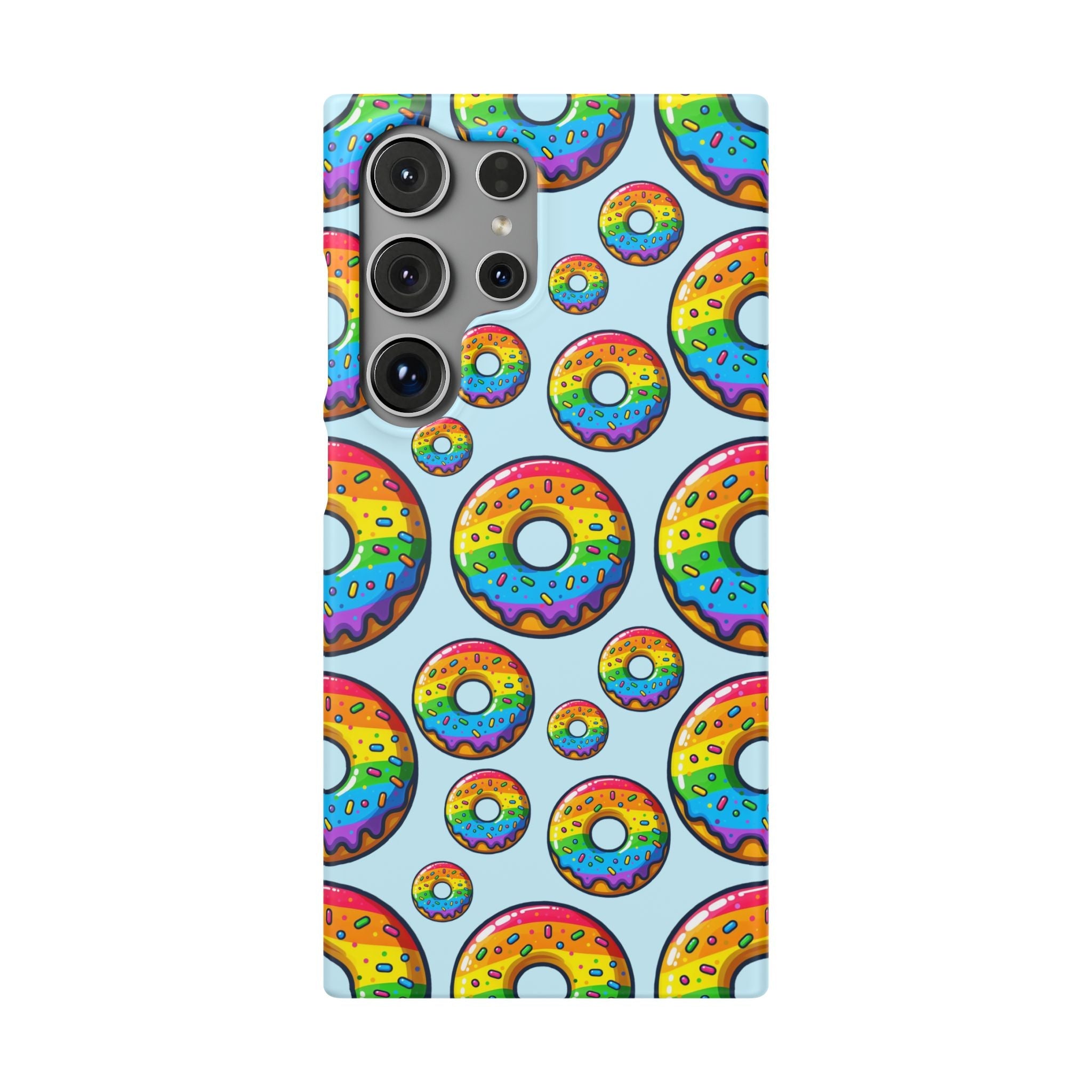 Bespattered Facade Rainbow Sprinkle Donut Snap Case