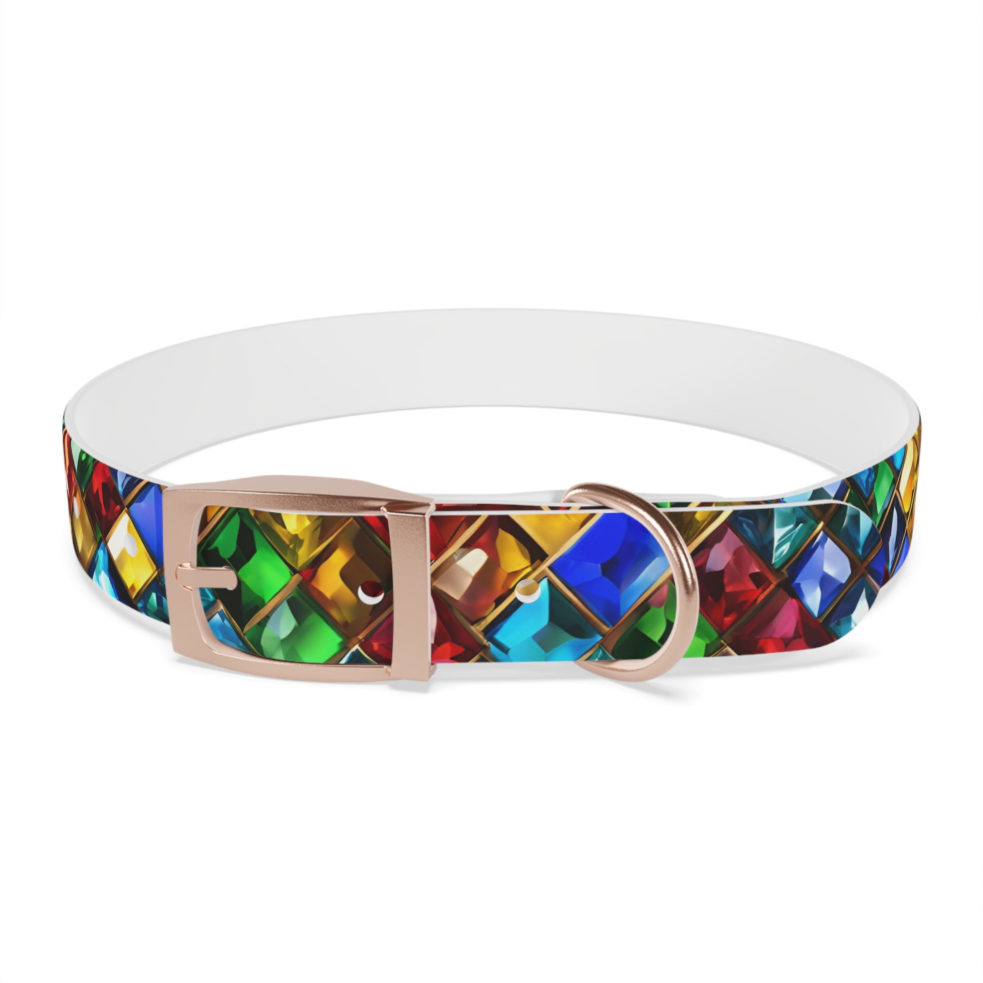 Jewel print Dog Collar