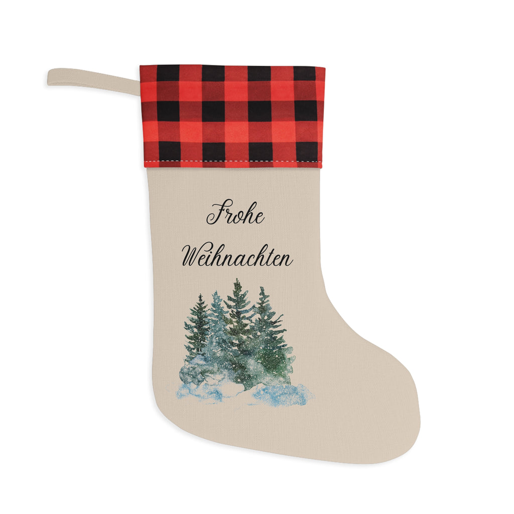 Frohe Weihnachten Christmas stocking