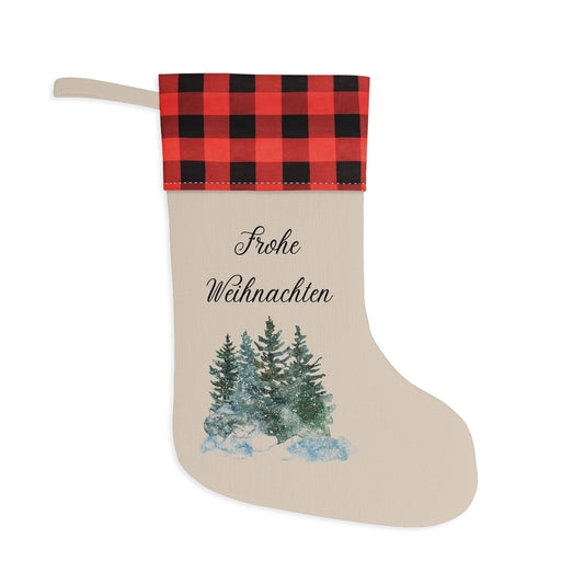 Frohe Weihnachten Christmas stocking