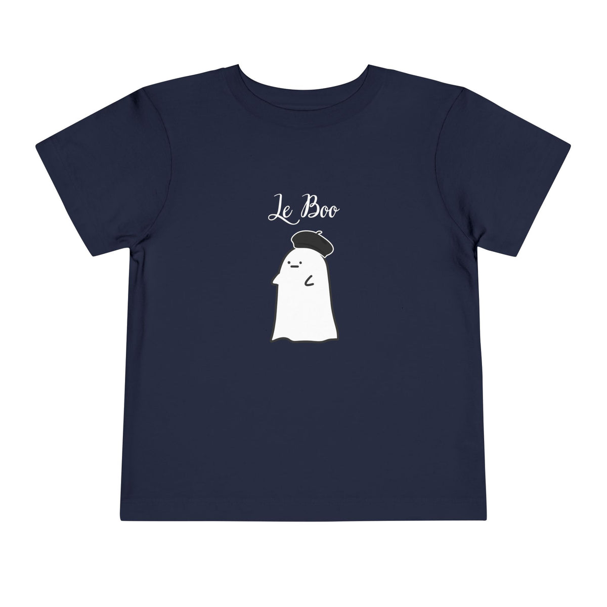 Le Boo French Ghost Toddler Tee, Cute Halloween Ghost Graphic Tee