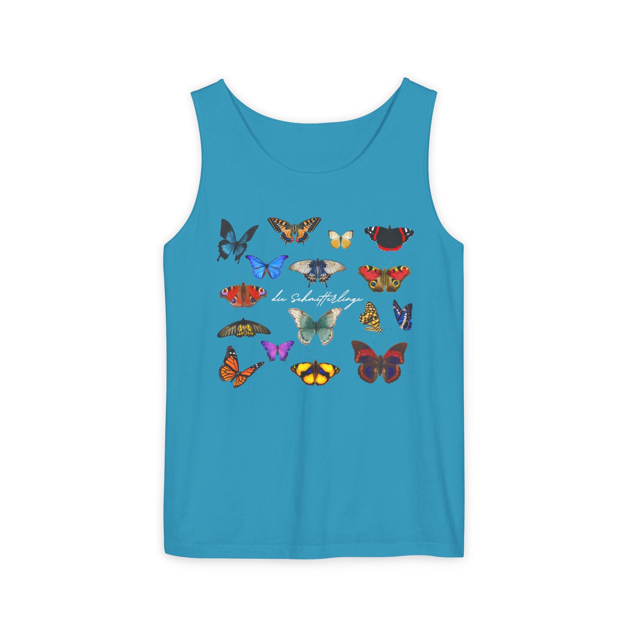Die Schmetterlinge Tank Top — German Butterflies Graphic Tank
