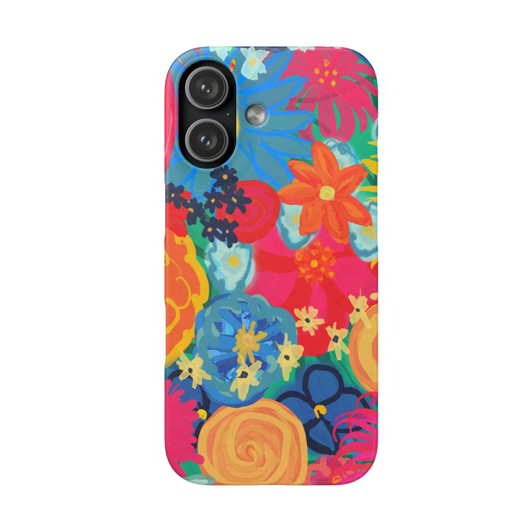 Bespattered Facade Bold Florals Snap Case