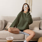 In Hebrew, please (בעברית, בבקשה) Embroidered Crewneck Sweatshirt