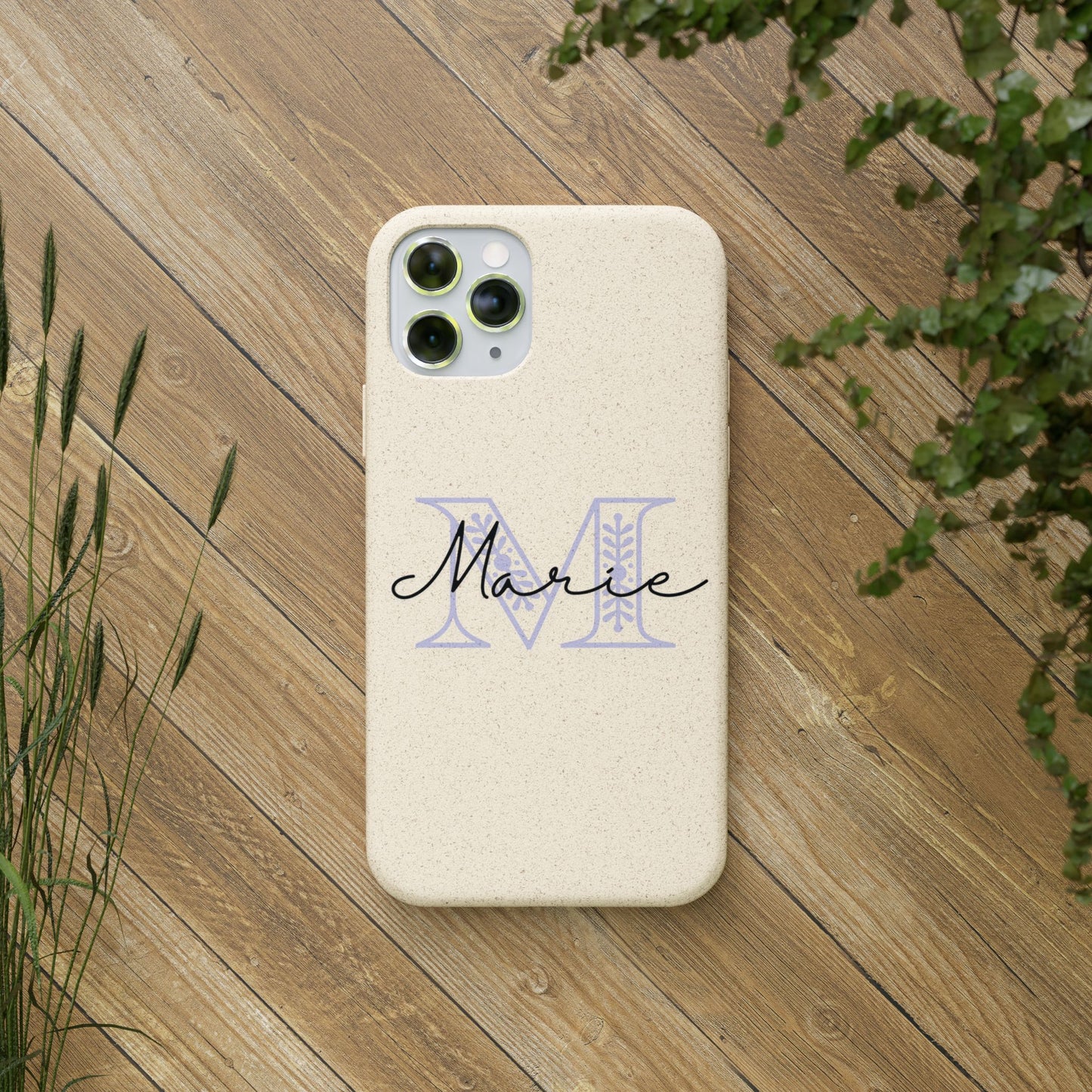 Eco-friendly monogrammed Phone case