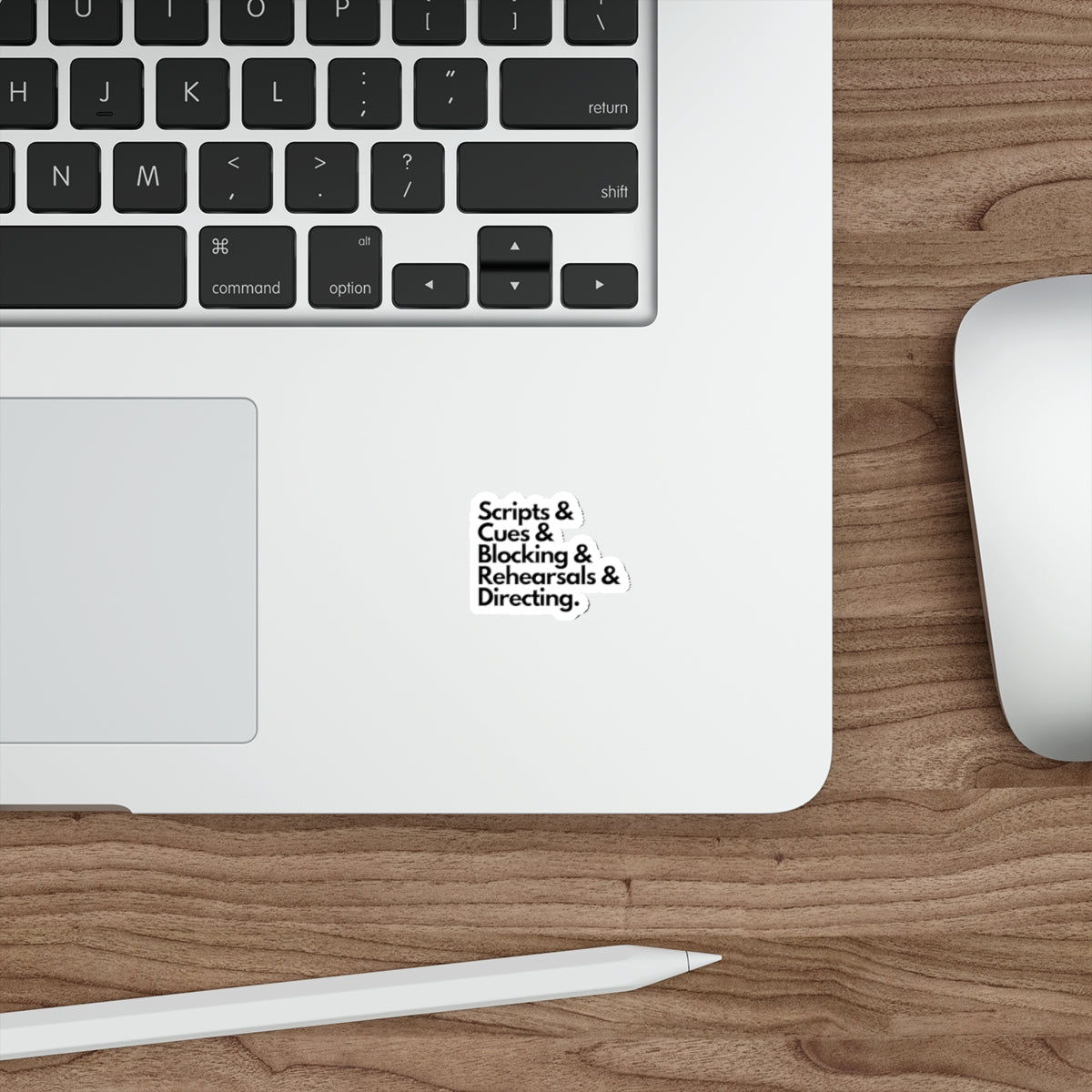 Theater Scripts & Cues Die-Cut Sticker