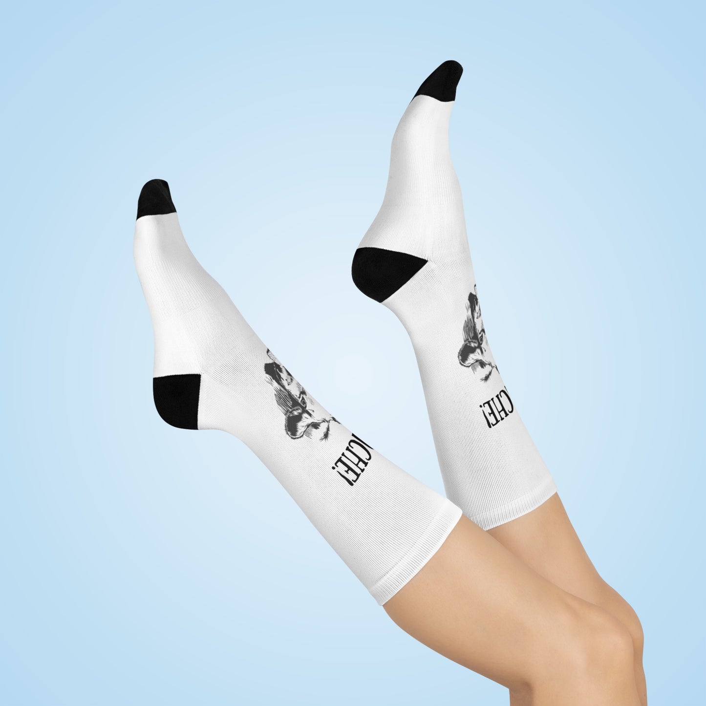 La vache! Socken mit französischer Kuh
