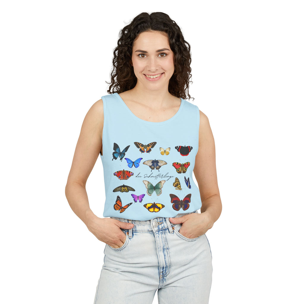 Die Schmetterlinge Tank Top — German Butterflies Graphic Tank