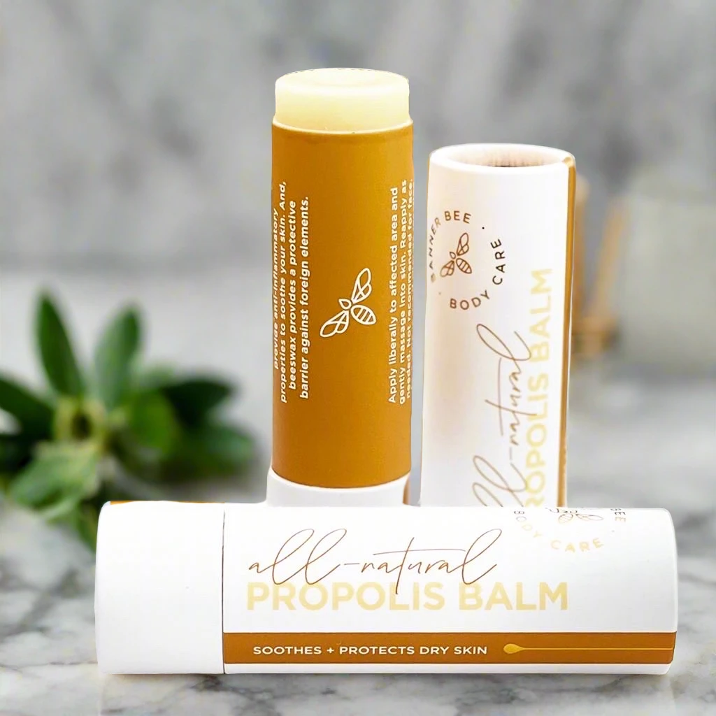 Propolis HandBalm Antiseptic Stick by BannerBee Company LLC