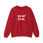 Ca va? Ca va. Unisex Crewneck Sweatshirt by Printify