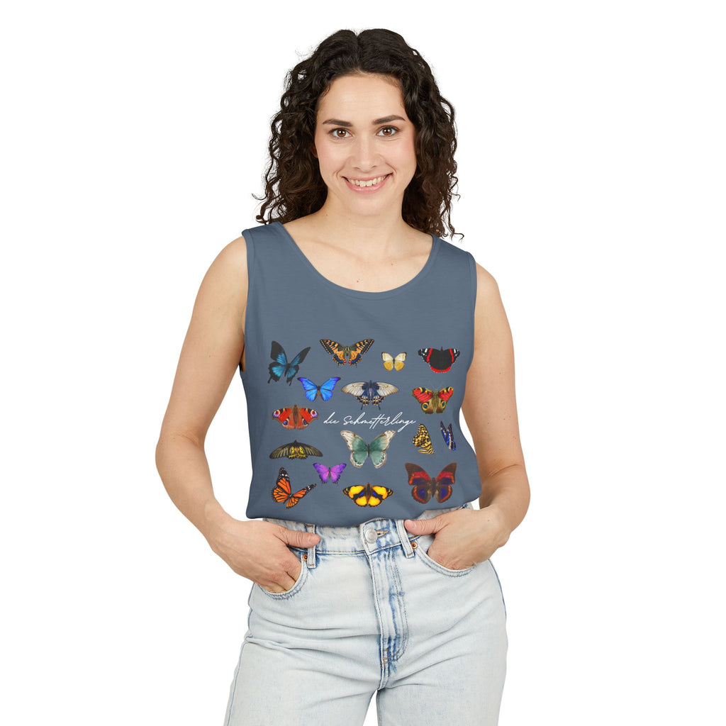 Die Schmetterlinge Tank Top — German Butterflies Graphic Tank