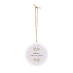 Silence, s'il vous plaît hanging wooden wall sign by Printify