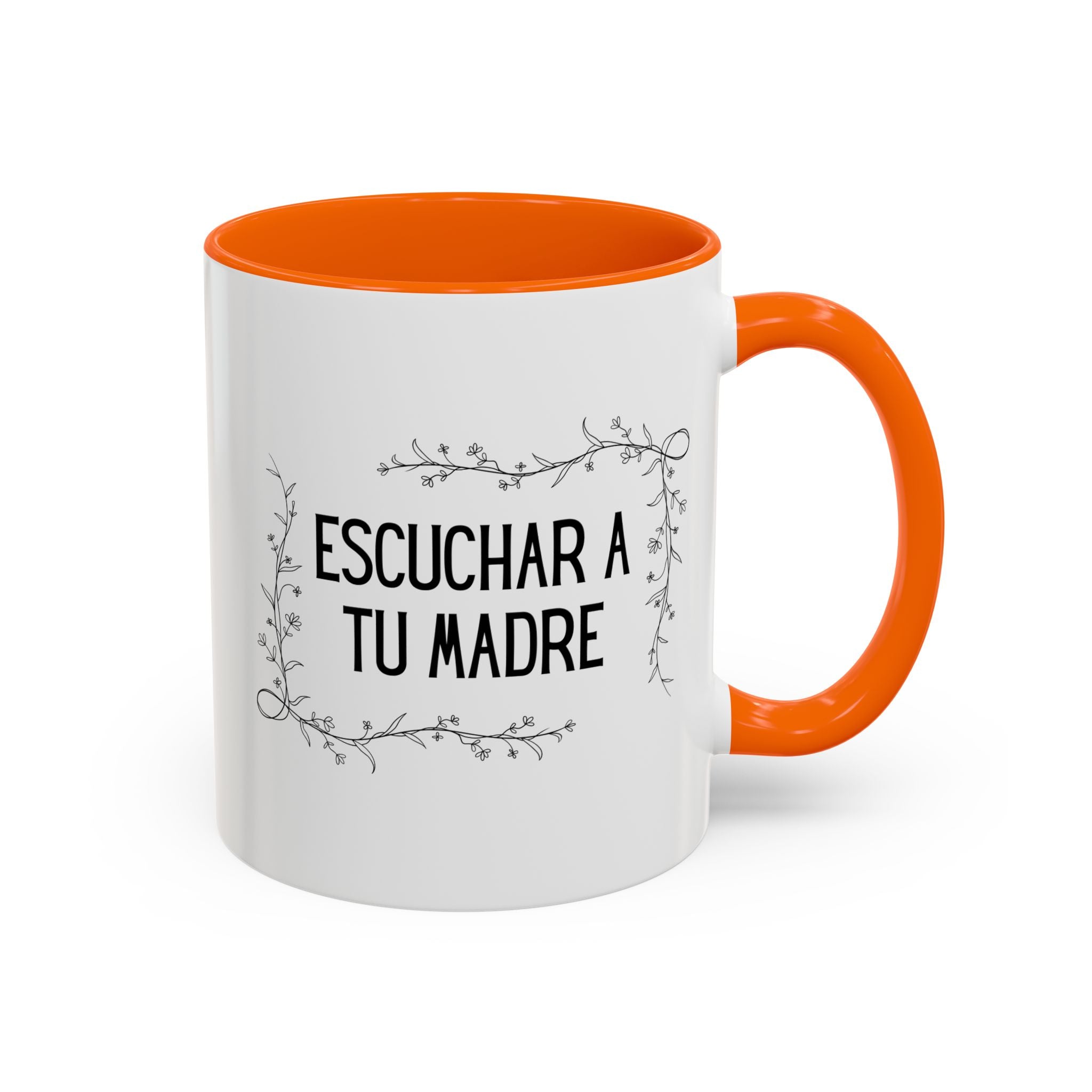 Escuchar a tu madre Spanish Floral Coffee Cup (Spanish Mother's Advice Gift)