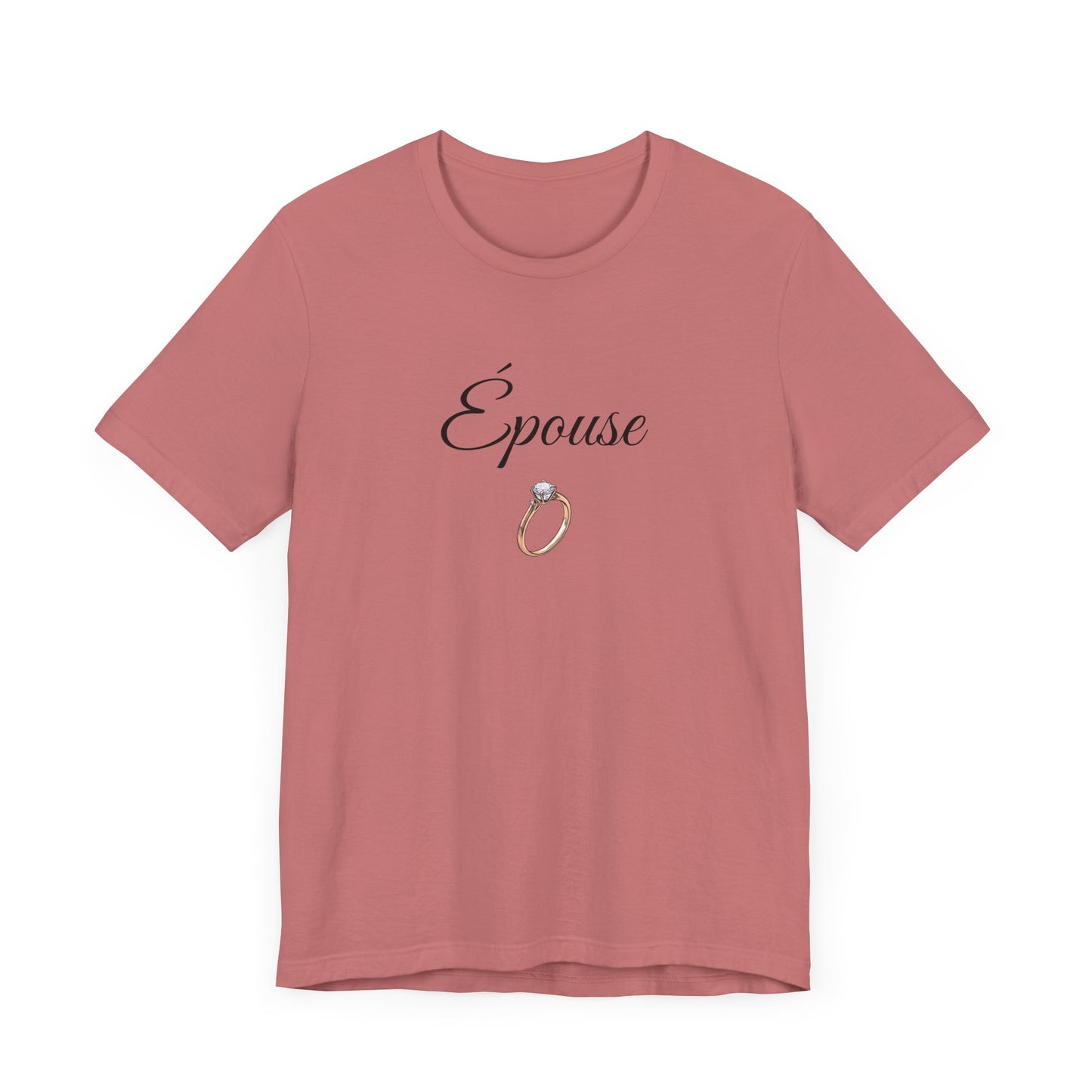 T-shirt de la mariée épousée