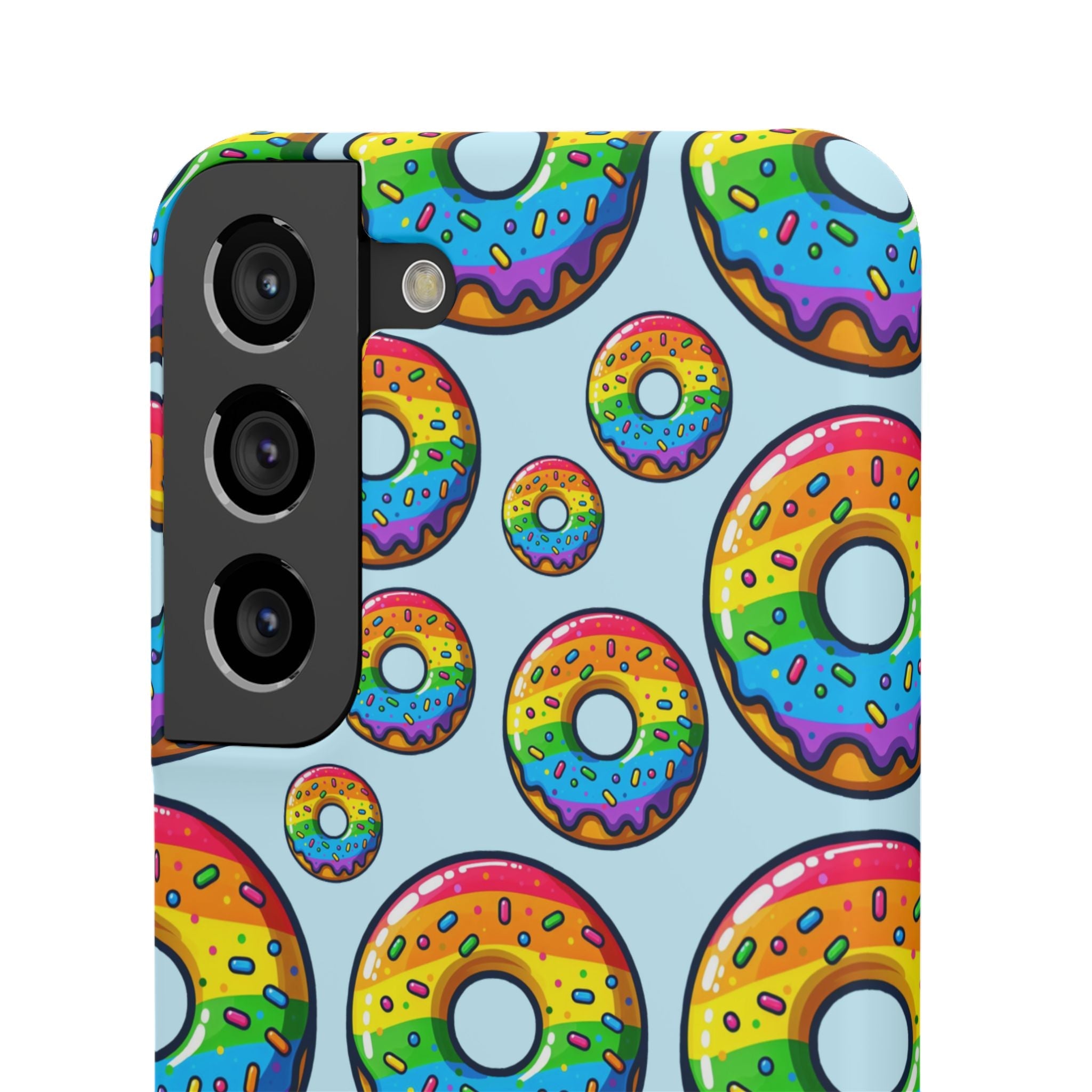 Bespattered Facade Rainbow Sprinkle Donut Snap Case