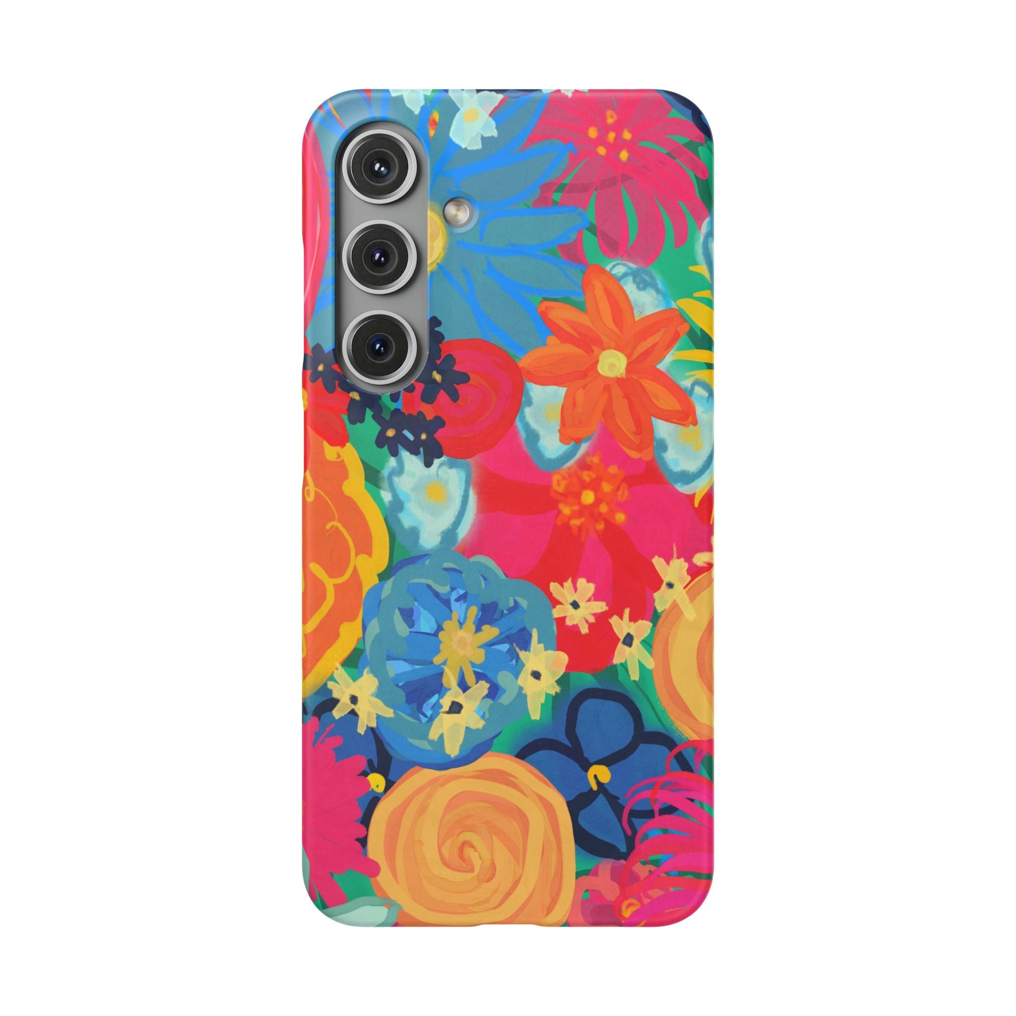 Bespattered Facade Bold Florals Snap Case