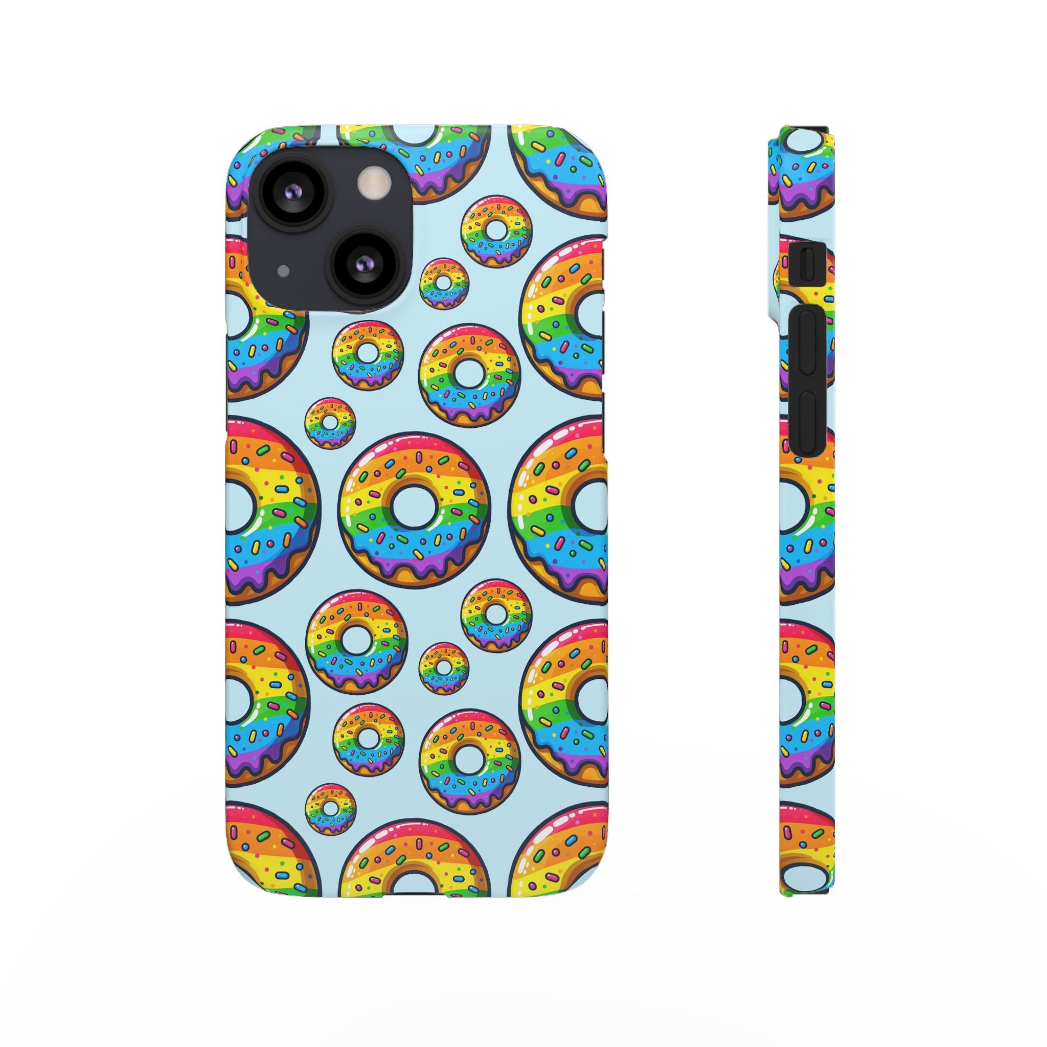 Bespattered Facade Rainbow Sprinkle Donut Snap Case