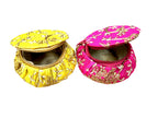 Matki Style Box with Embroidery, Set of 2