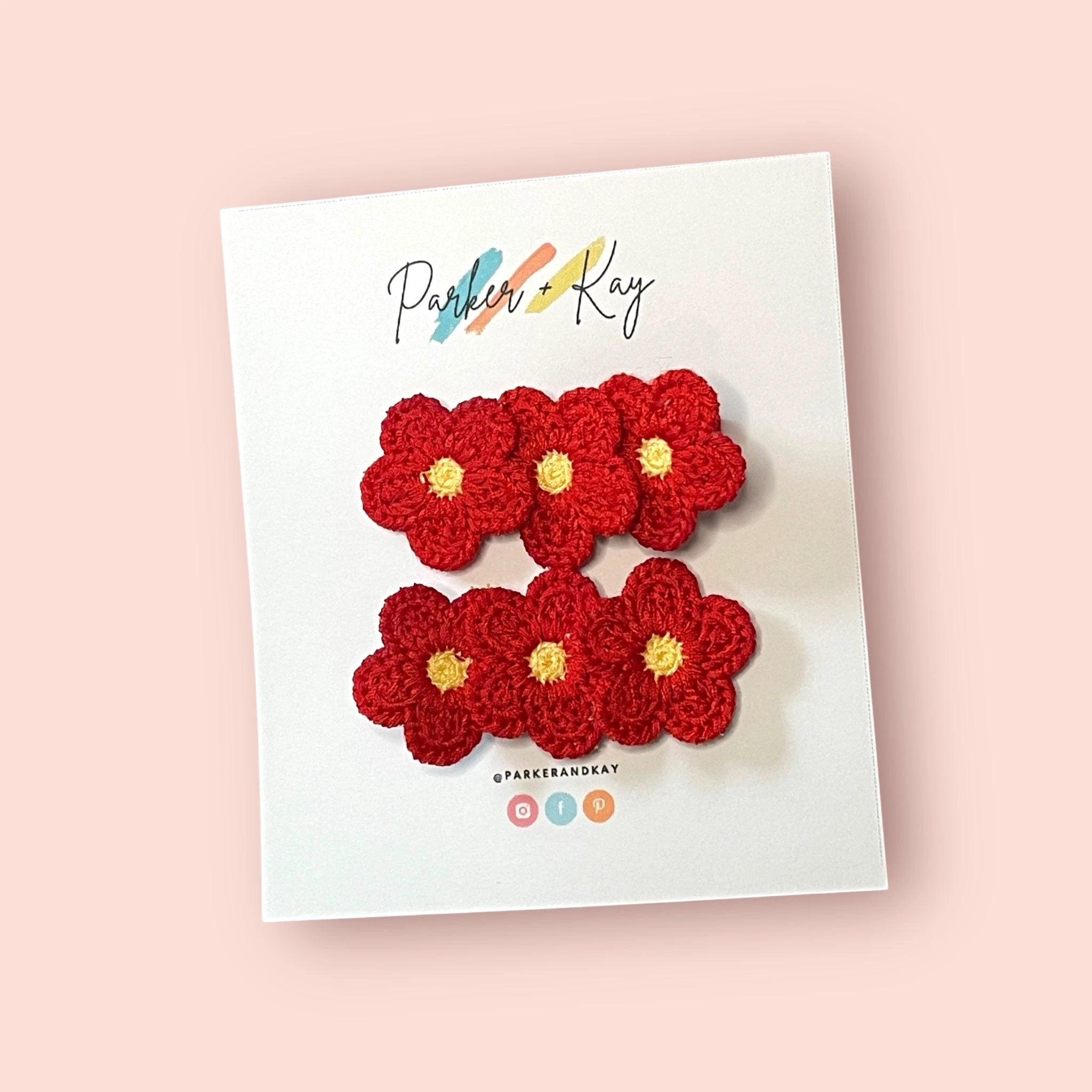Bright Blooms Hair Clips by Parker + Kay Creative