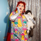 Cats in Space Minidress in Asteroid Field by Blue Platypus Clothing