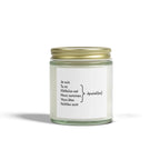 I am exhausted (French) Scented Candles by Printify
