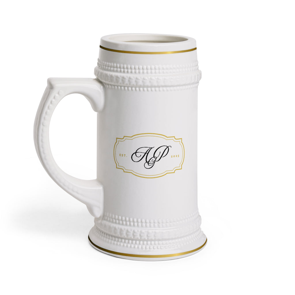 Elegant monogram Personalized Stein Mug