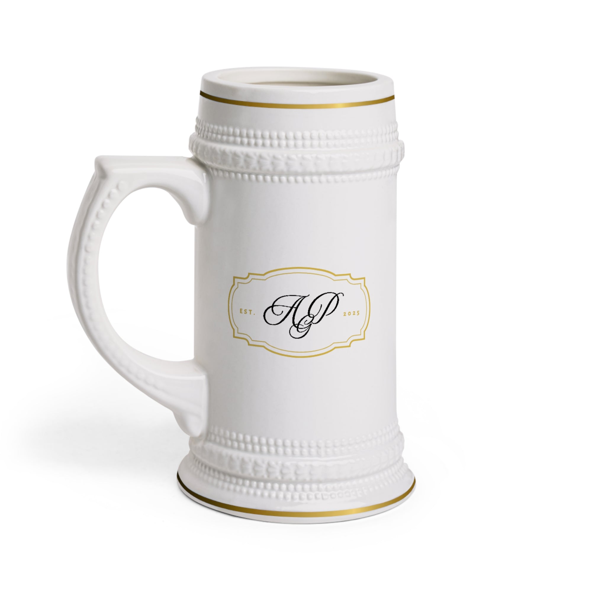 Elegant monogram Personalized Stein Mug