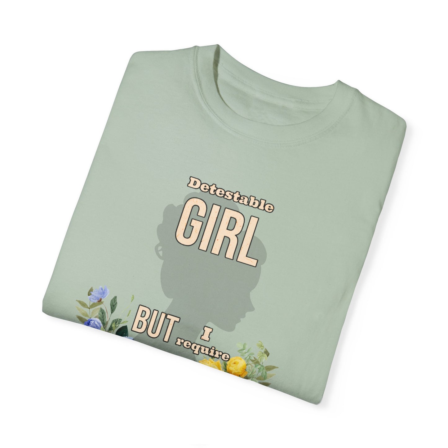 Detestable Girl but I require tea Oscar Wilde Quote T-Shirt, Importance of Being Earnest