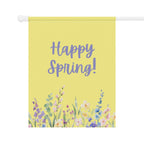 Happy Spring yard flag by Printify