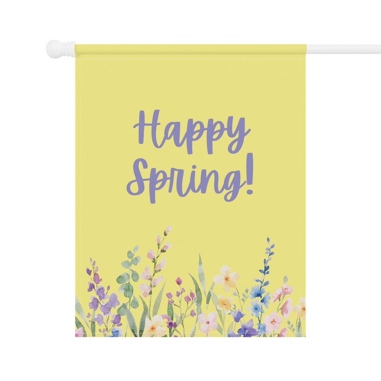 Happy Spring yard flag