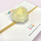 Chiffon Rose Baby Headband by Parker + Kay Creative