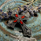 Fidelity Large Celtic Cross Necklace in Sterling Silver