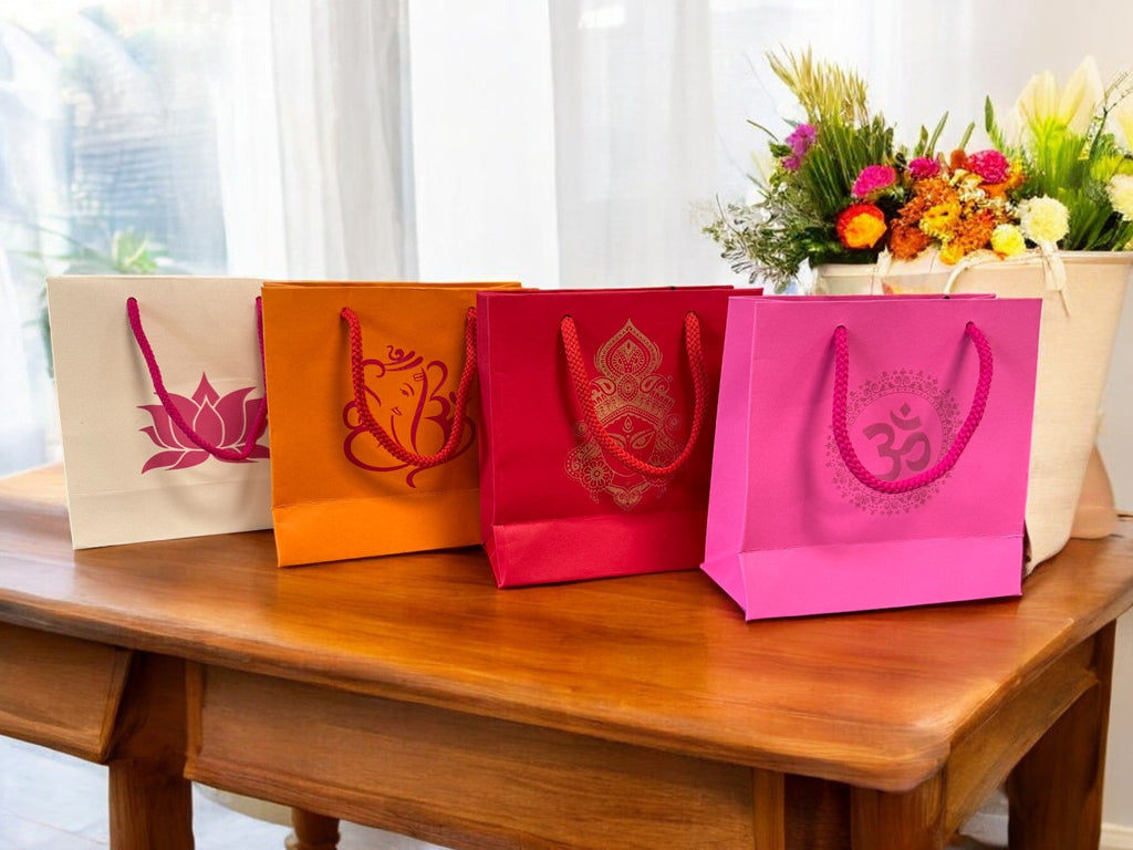OM Paper Gift Bag, Set of 10