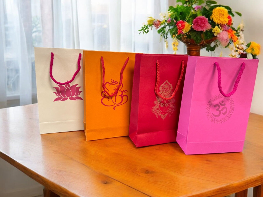OM Paper Gift Bag, Set of 10