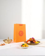 OM Symbol Printed Paper Bag, Set of 10