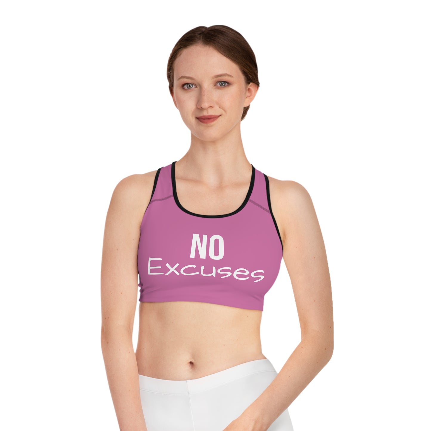 No excuses Rose pink Sports Bra