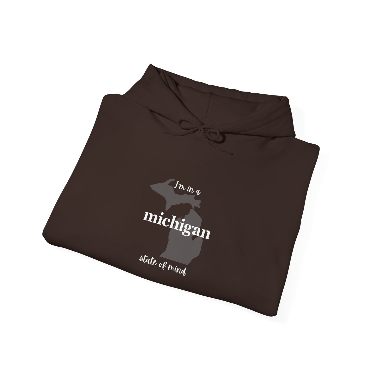 I'm in a Michigan state of mind Hooded Sweatshirt